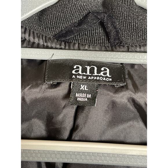 A.N.A Women's Velvet Embroidered Floral Romantic Whimsygoth Western Jacket XL - Picture 6 of 8